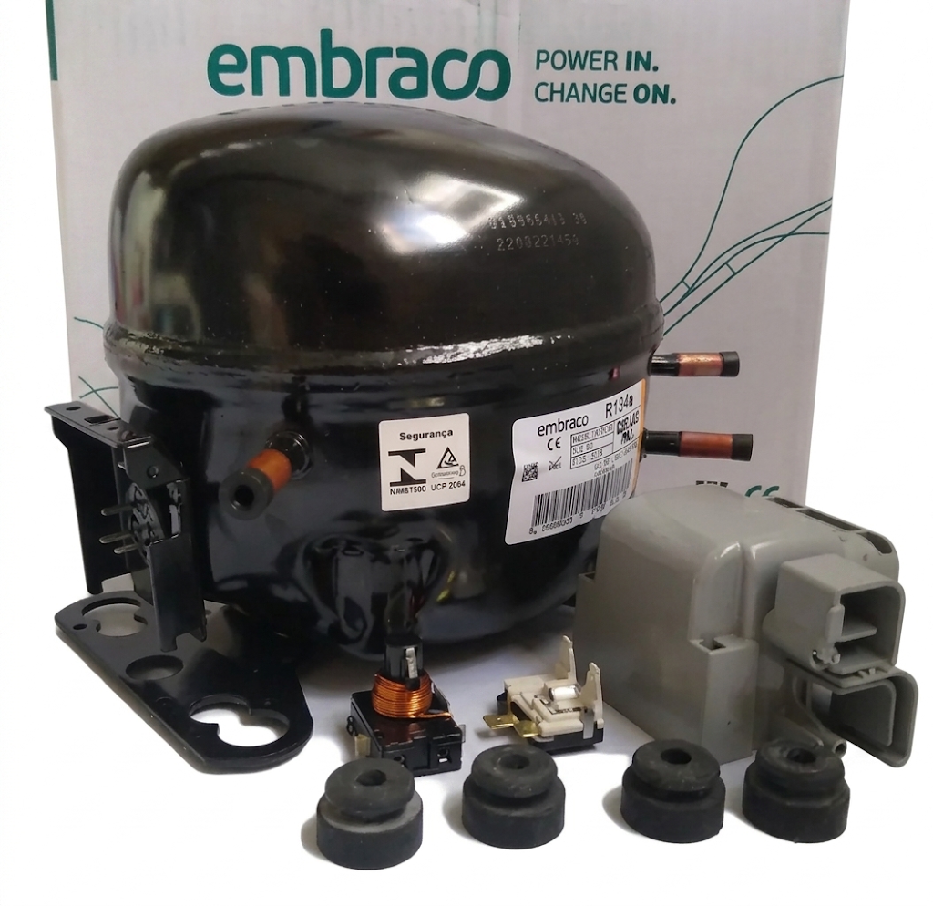 EMBRACO COMPRESSOR 1/4HP R134A EM2Z 80HLC