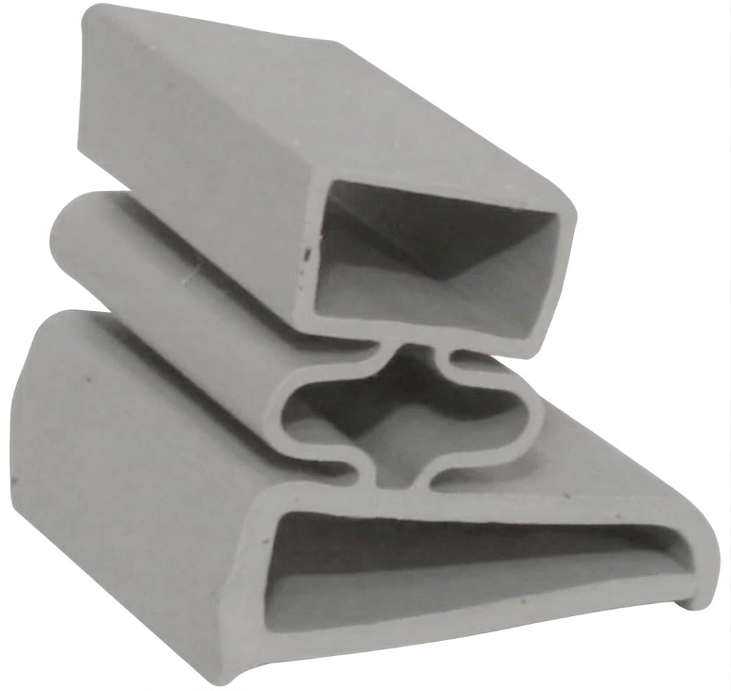  REFRIGERATION GASKET FLAT BACK PROFILE 2M LENGTH - GREY