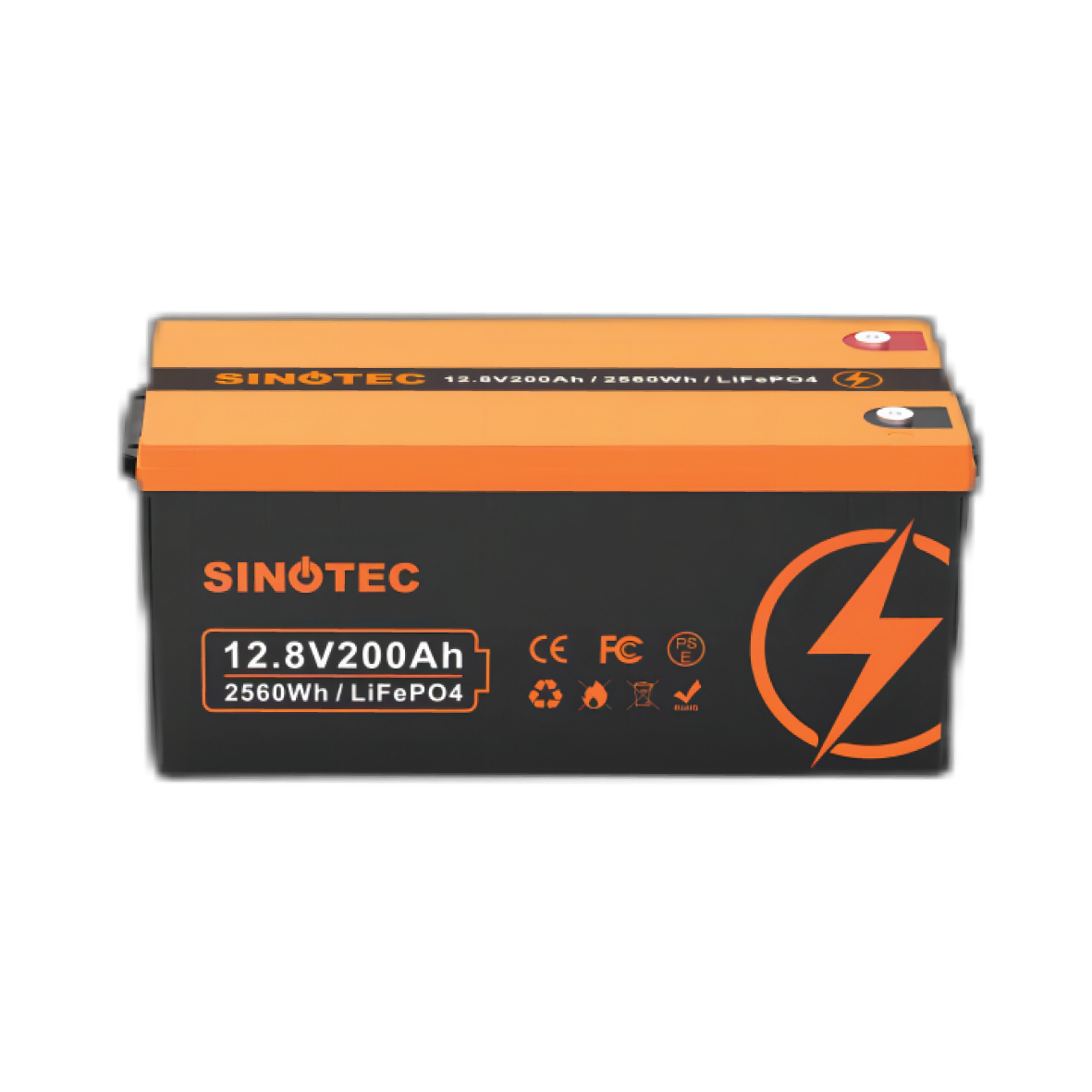 Sinotec 12.8V/200AH Lithium Battery 2.56KWH