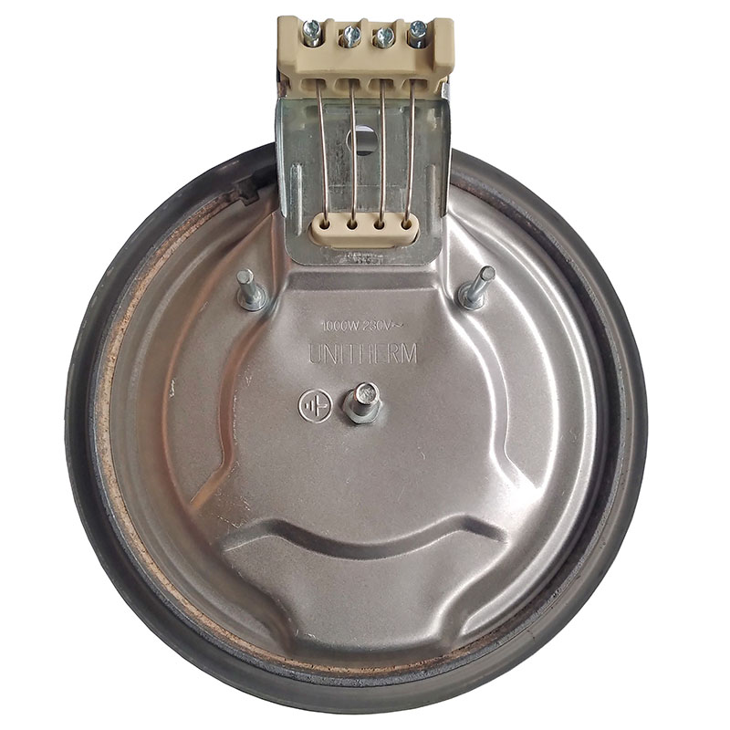 Universal Stove Solid Plate Black Trim 6" 1000w