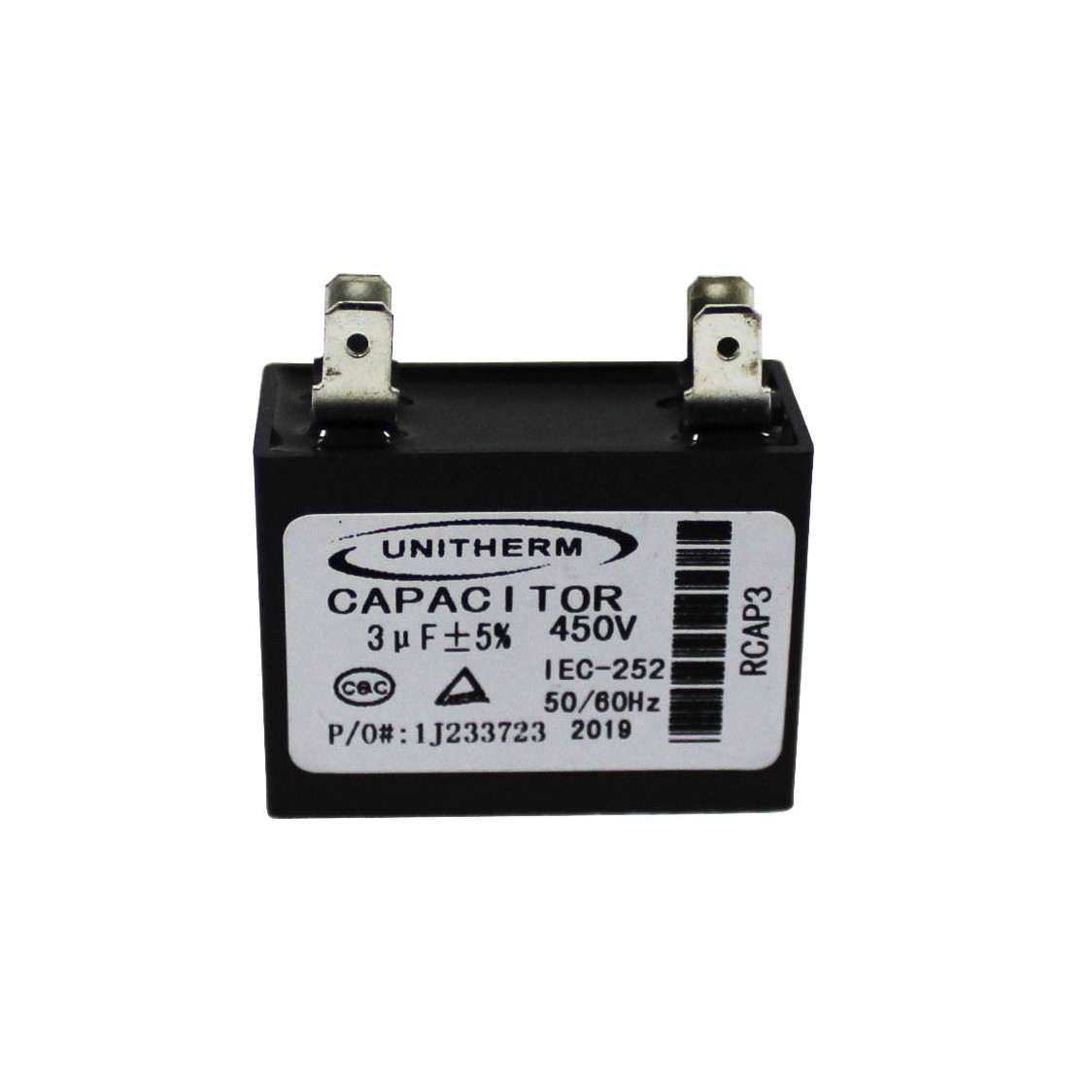 Universal Capacitor 3Mfd / 450v