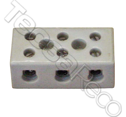 Universal Porcelain Connector 15a 3 Way