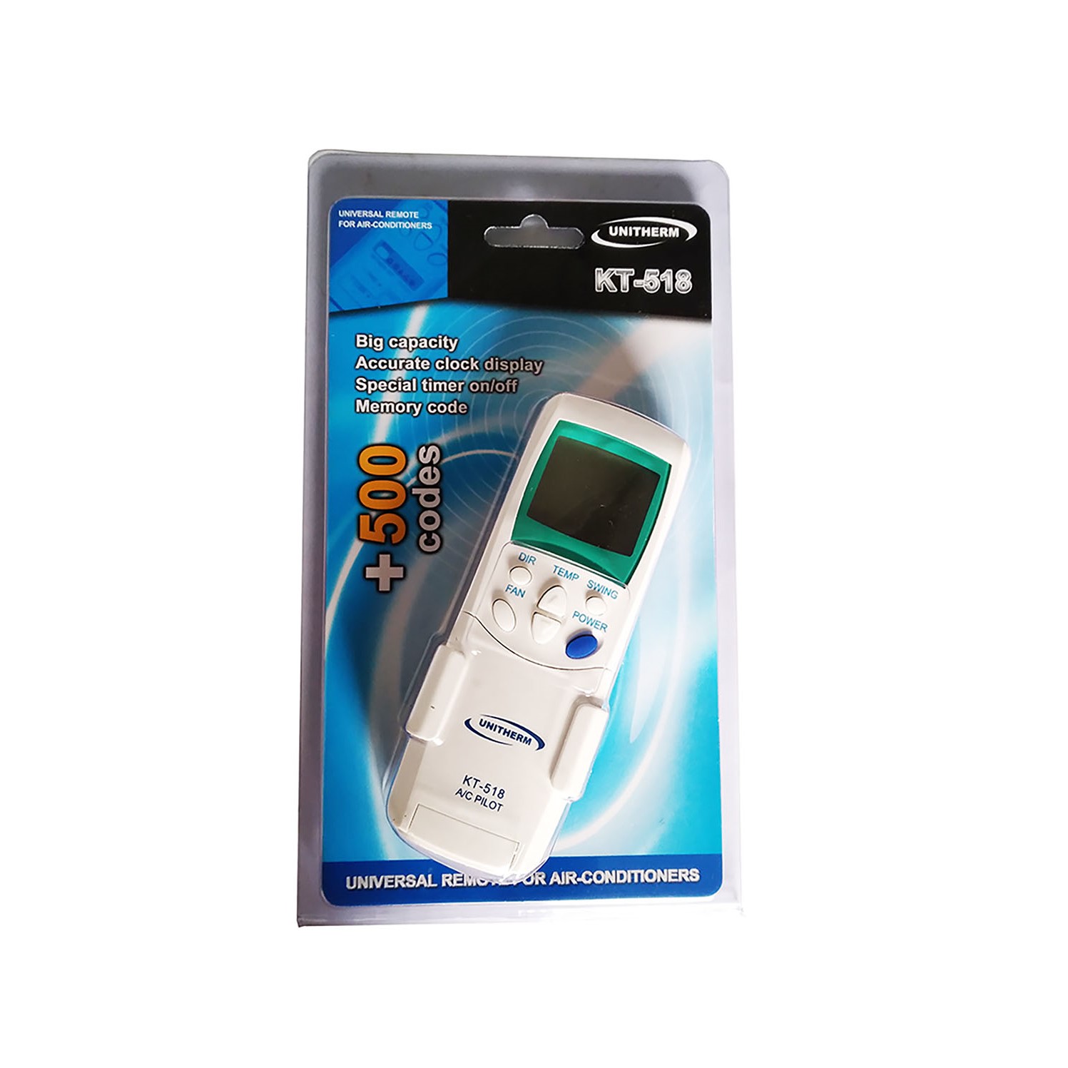 Universal Airconditioner Remote Control KT518 Coded