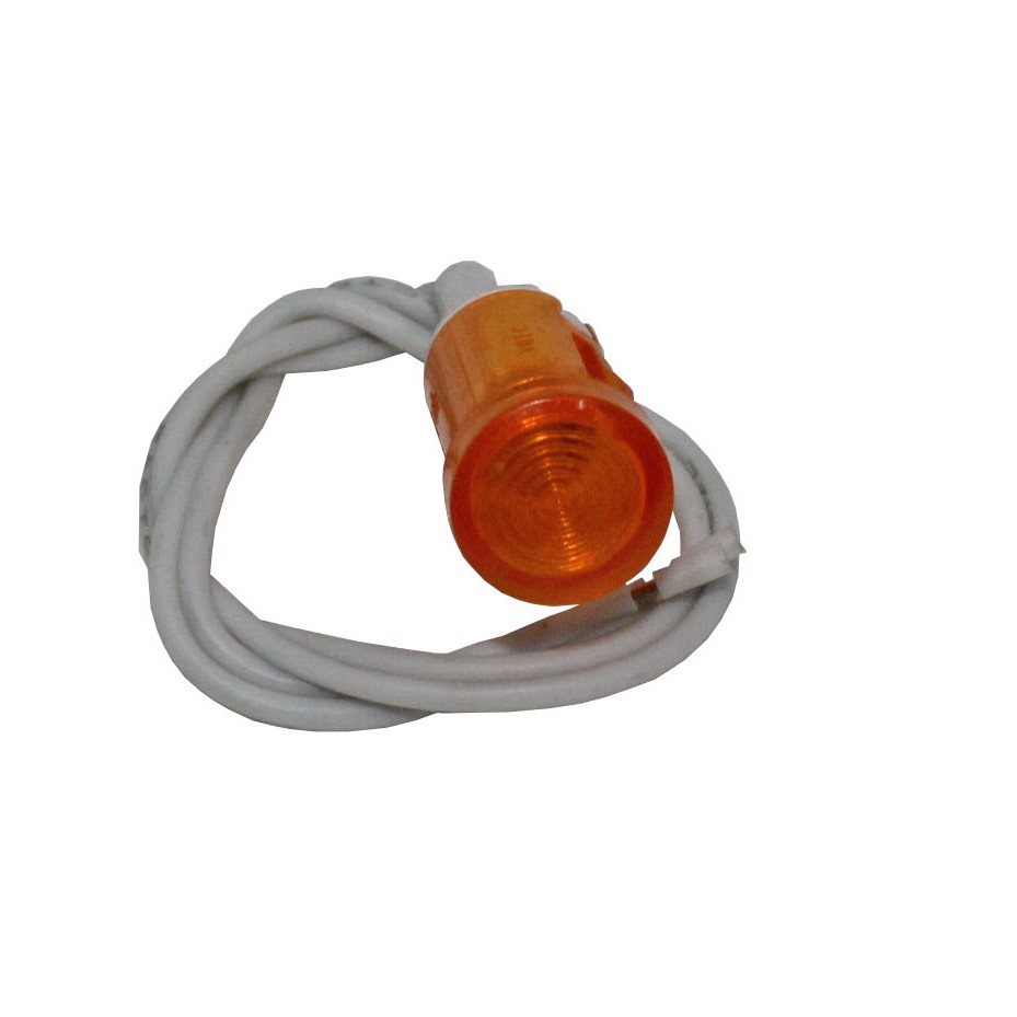 Universal Stove Neon Indicator 65 Round Amber