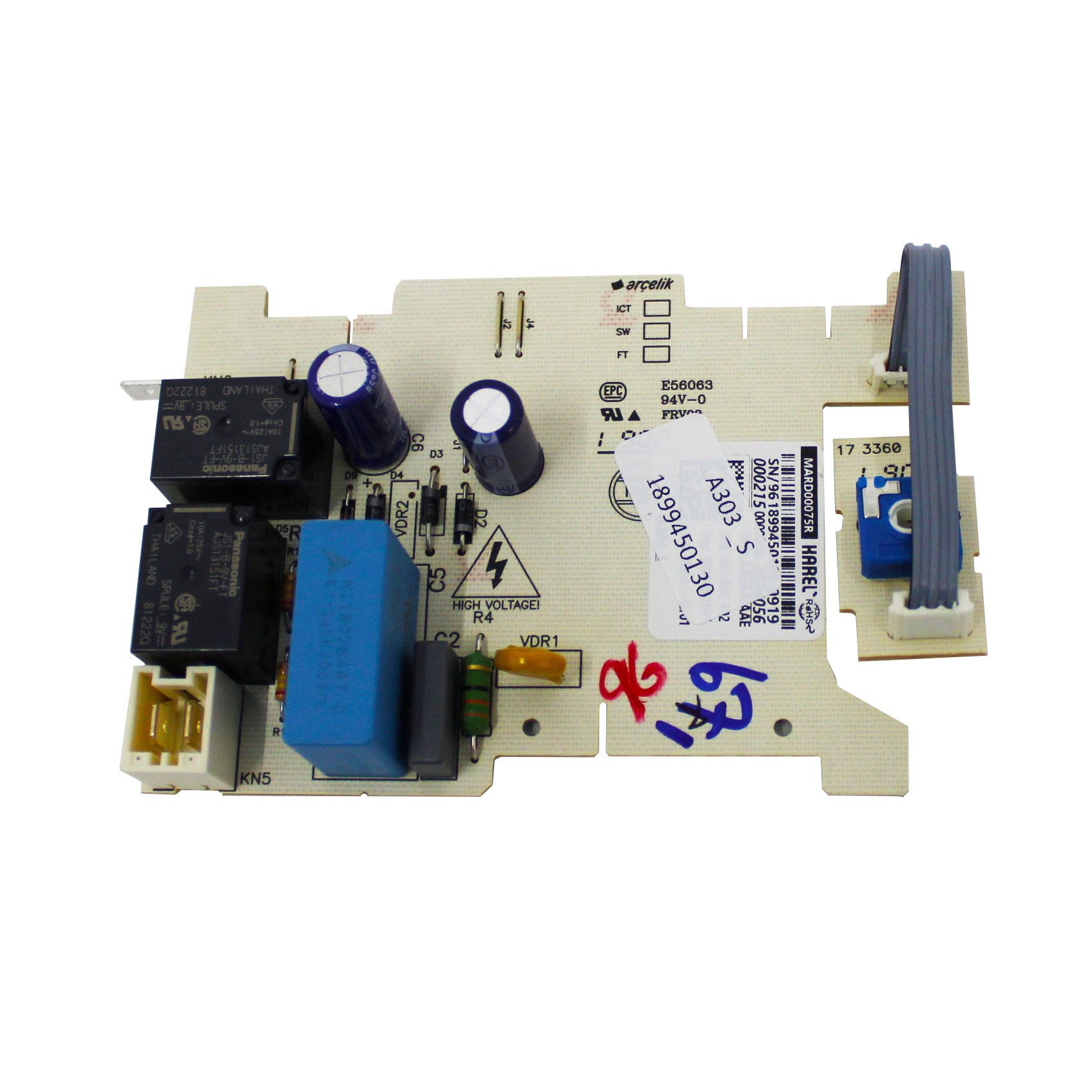DEFY Dishwasher PCB Assembly