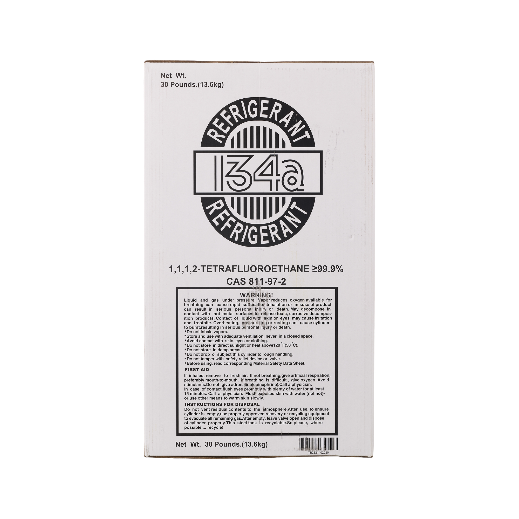 REFRIG DAC 13.6kg - R134A