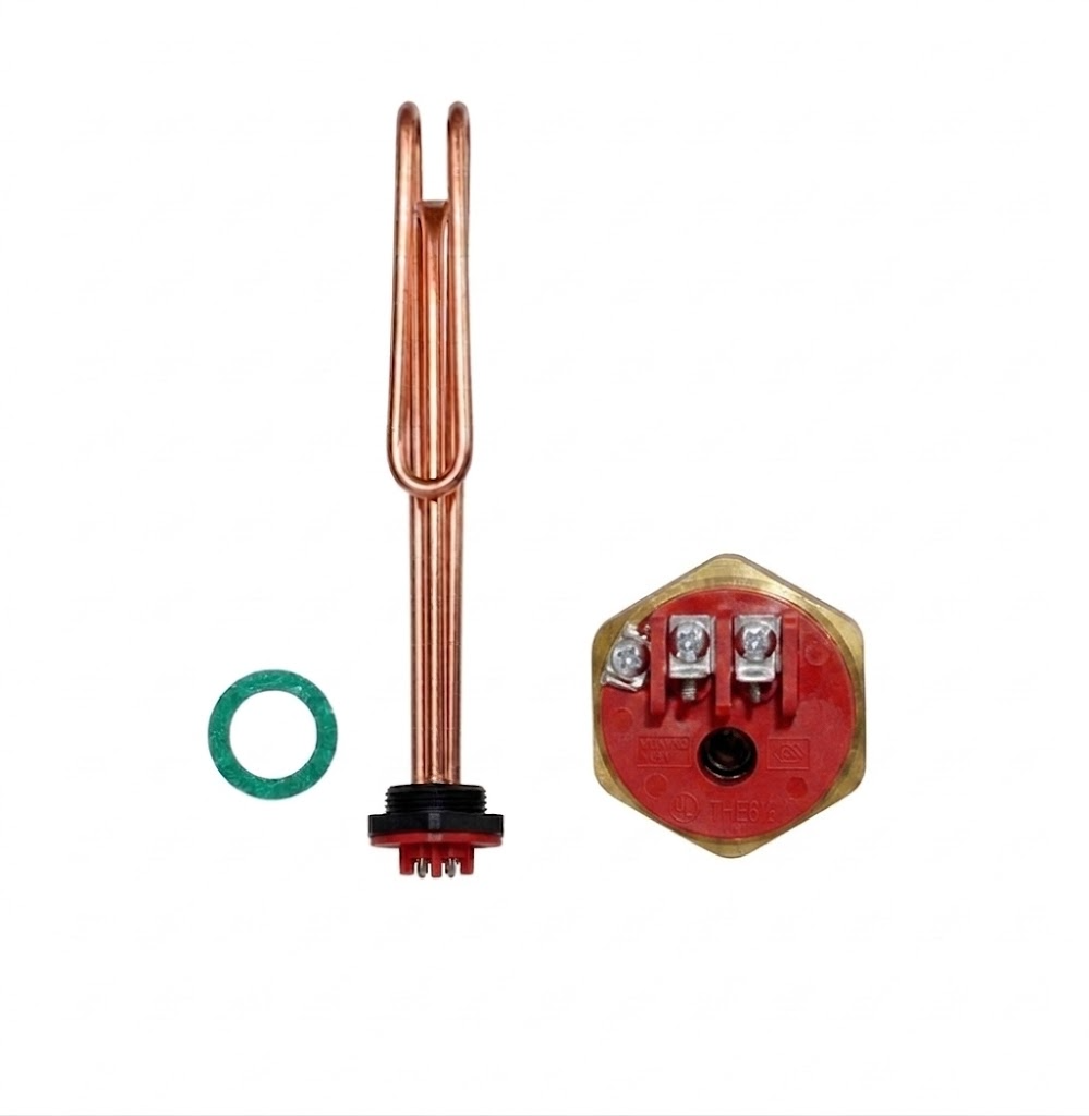 UNIVERSAL GEYSER ELEMENT 2KW STRAIGHT - COPPER