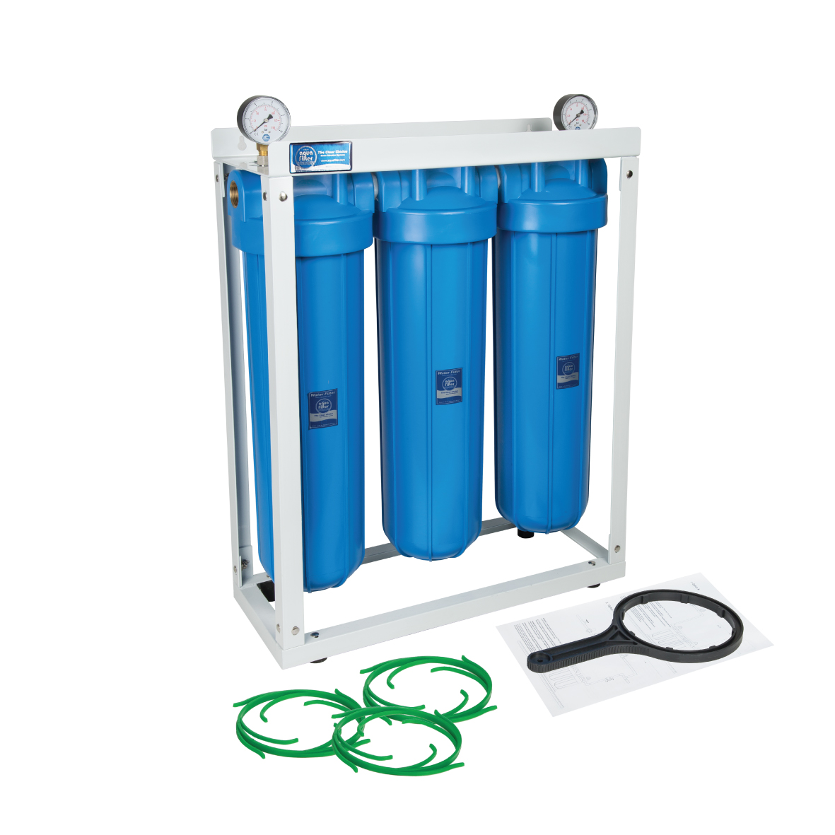 Big Blue 3 Stage 20-Inch System (Filters Excluded)