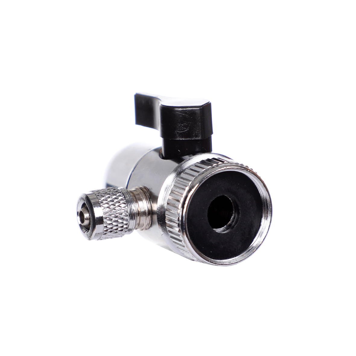 Chrome plated brass faucet adapter with BY-PASS valve for FHCTF series filters