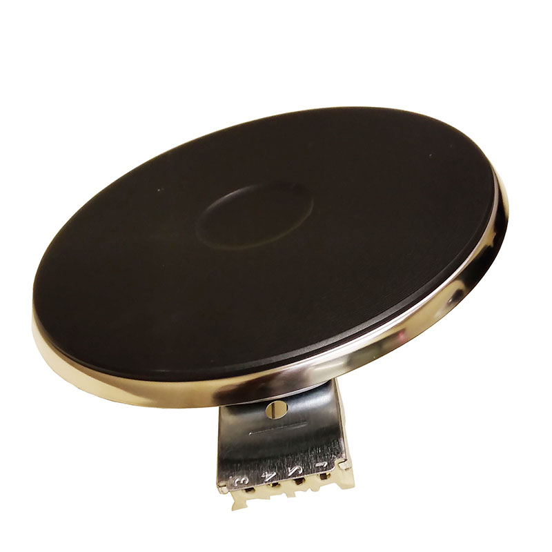 Universal Stove Solid Plate Chrome Trim 8" 180mm ,1500w