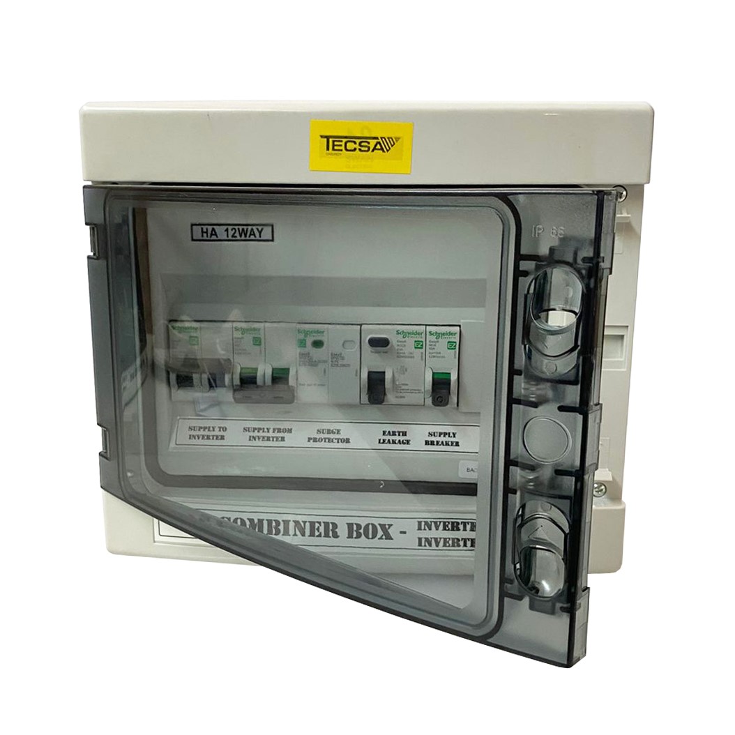 Inverter In And Out AC Combiner Box Plus Earth Leakage And Surge Protection