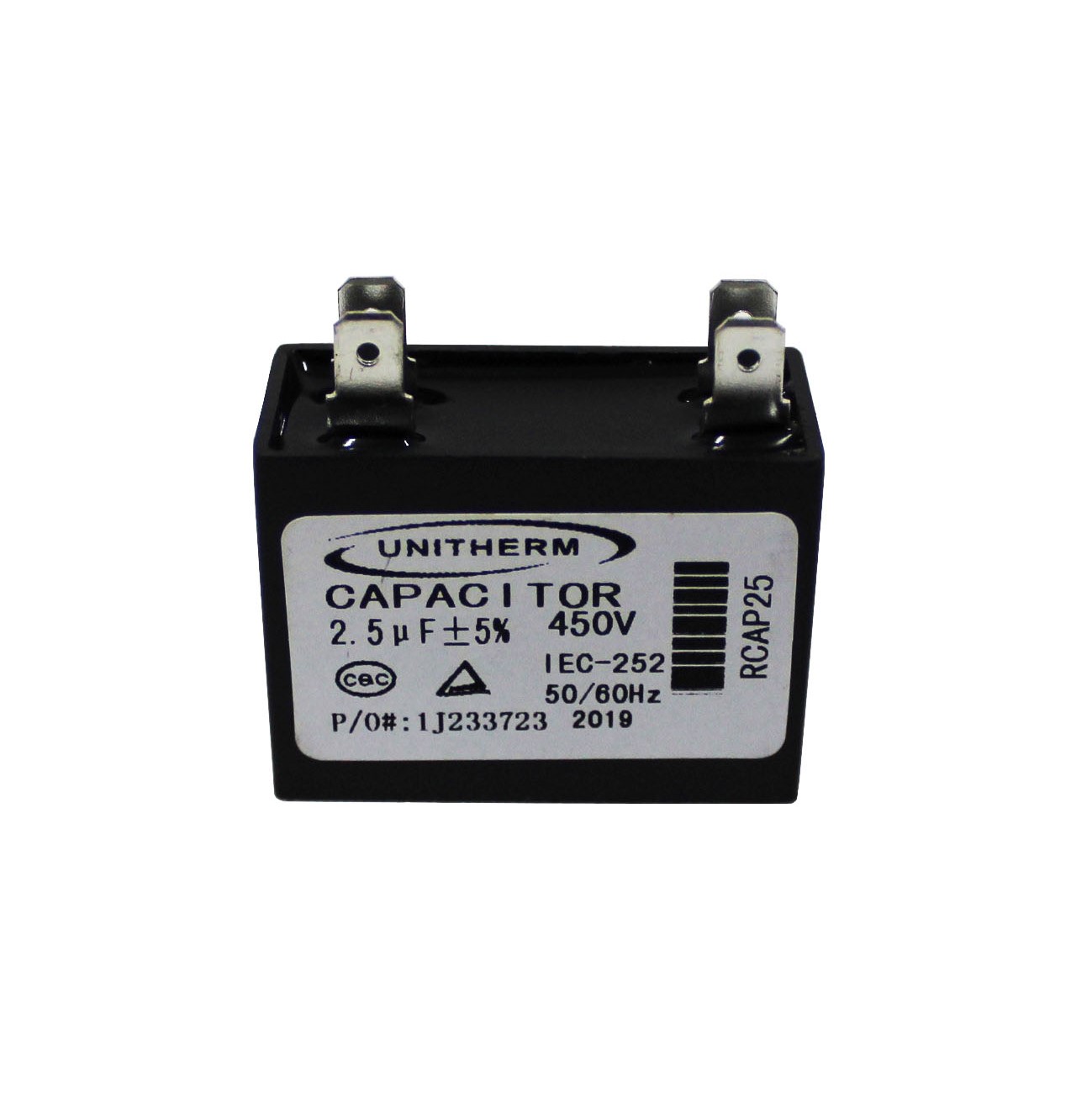 Universal Capacitor 2.5Mfd / 450v