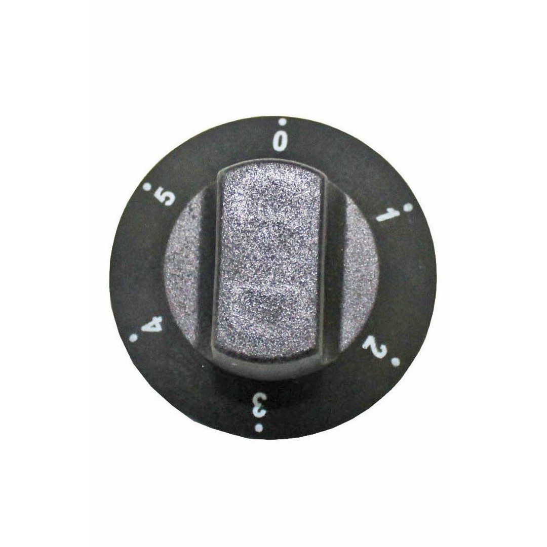 Universal Oven Control Knob 6mm 0-5 Anti-Clockwise