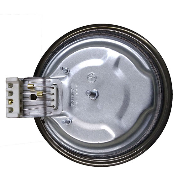 Universal Solid Stove Plate Chrome Trim 6" 145mm 1000W