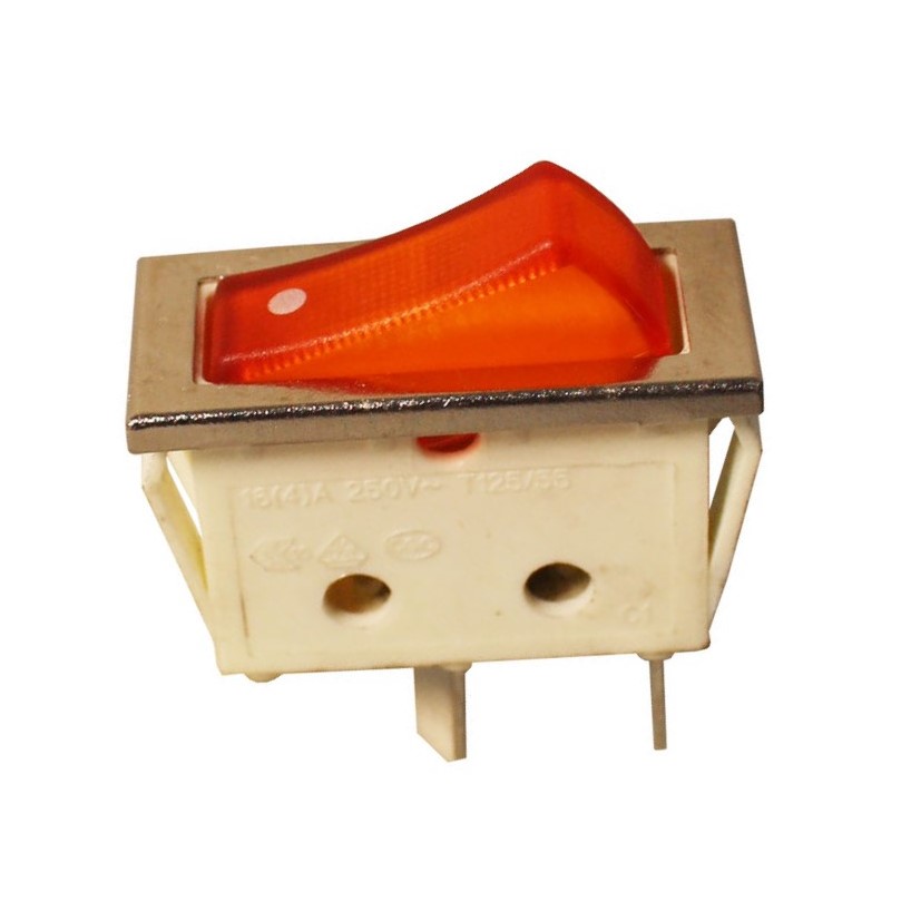 Universal Oven Rocker Switch Amber/White On/Off