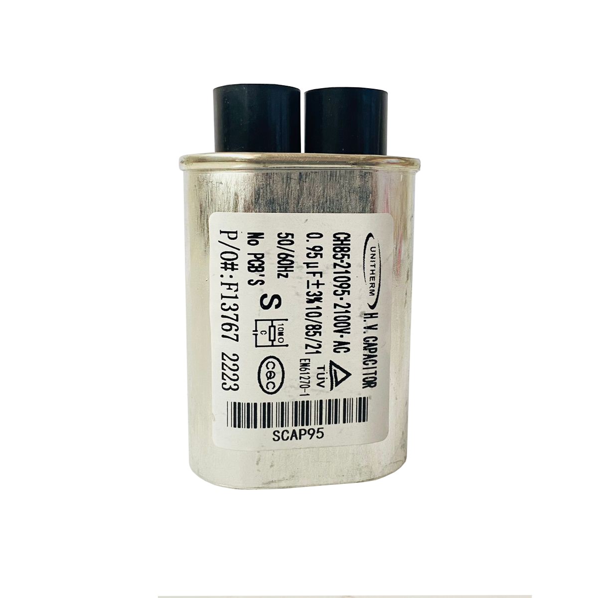 Universal Microwave High Voltage Capacitor 2100v 0.95Mfd