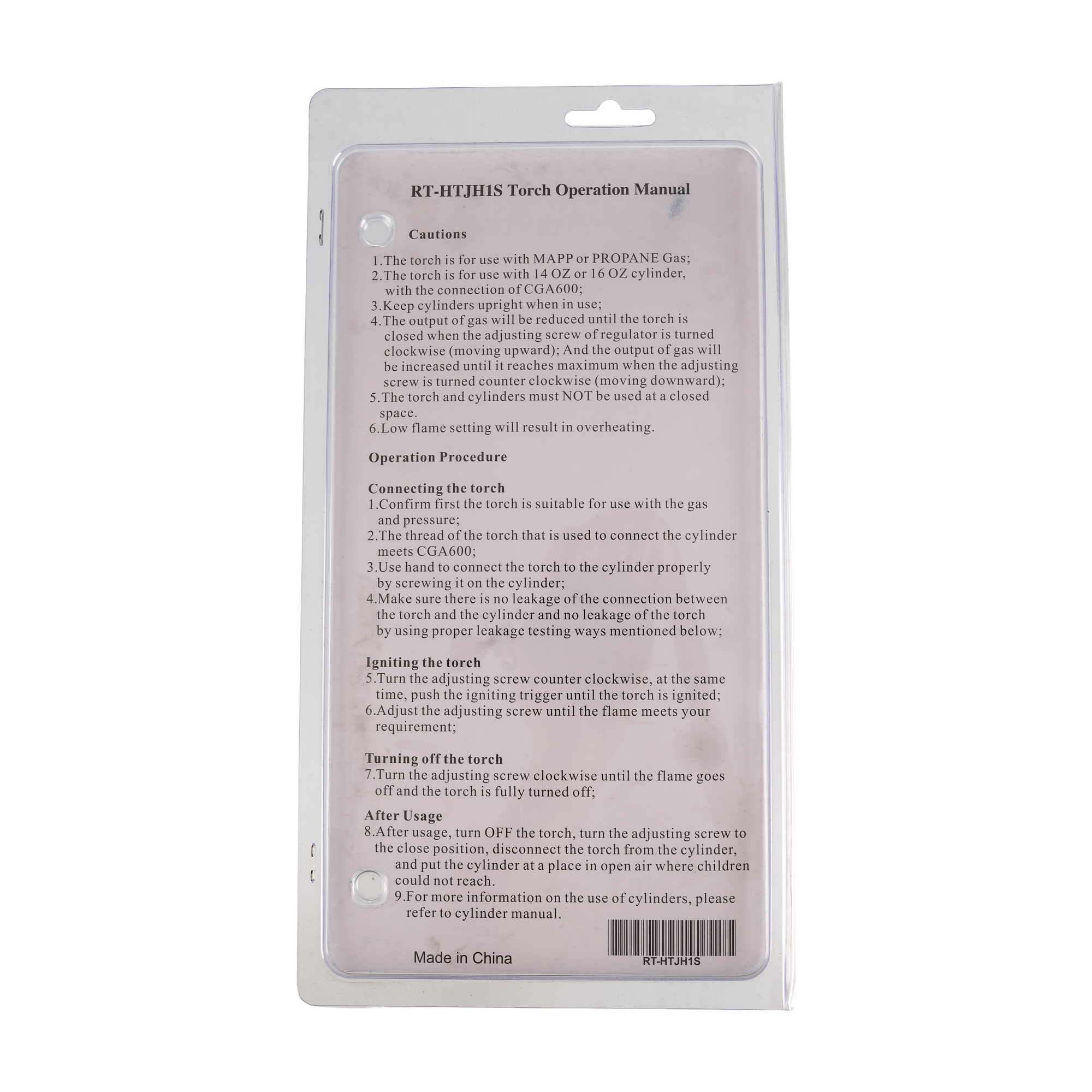 TRIGGER START BRAZING TORCH