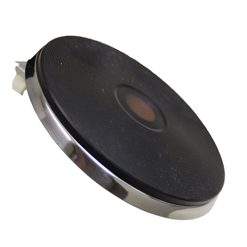 Universal Stove Solid Plate Black Trim 8" 1500w