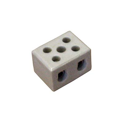 Universal Porcelain Connector 15a 2 Way